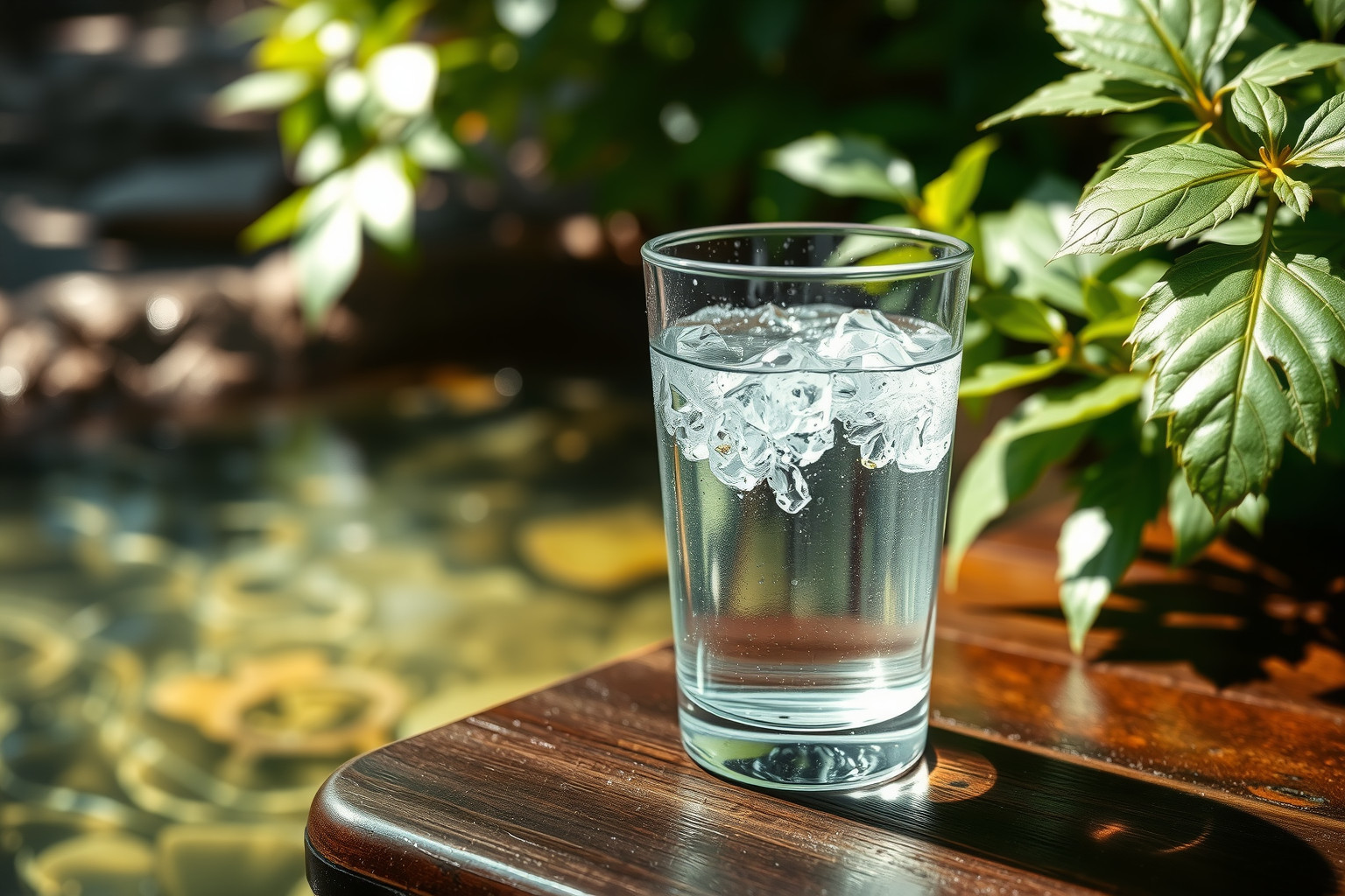 A tiszta, szűrt víz fogyasztása támogatja az egészséget.