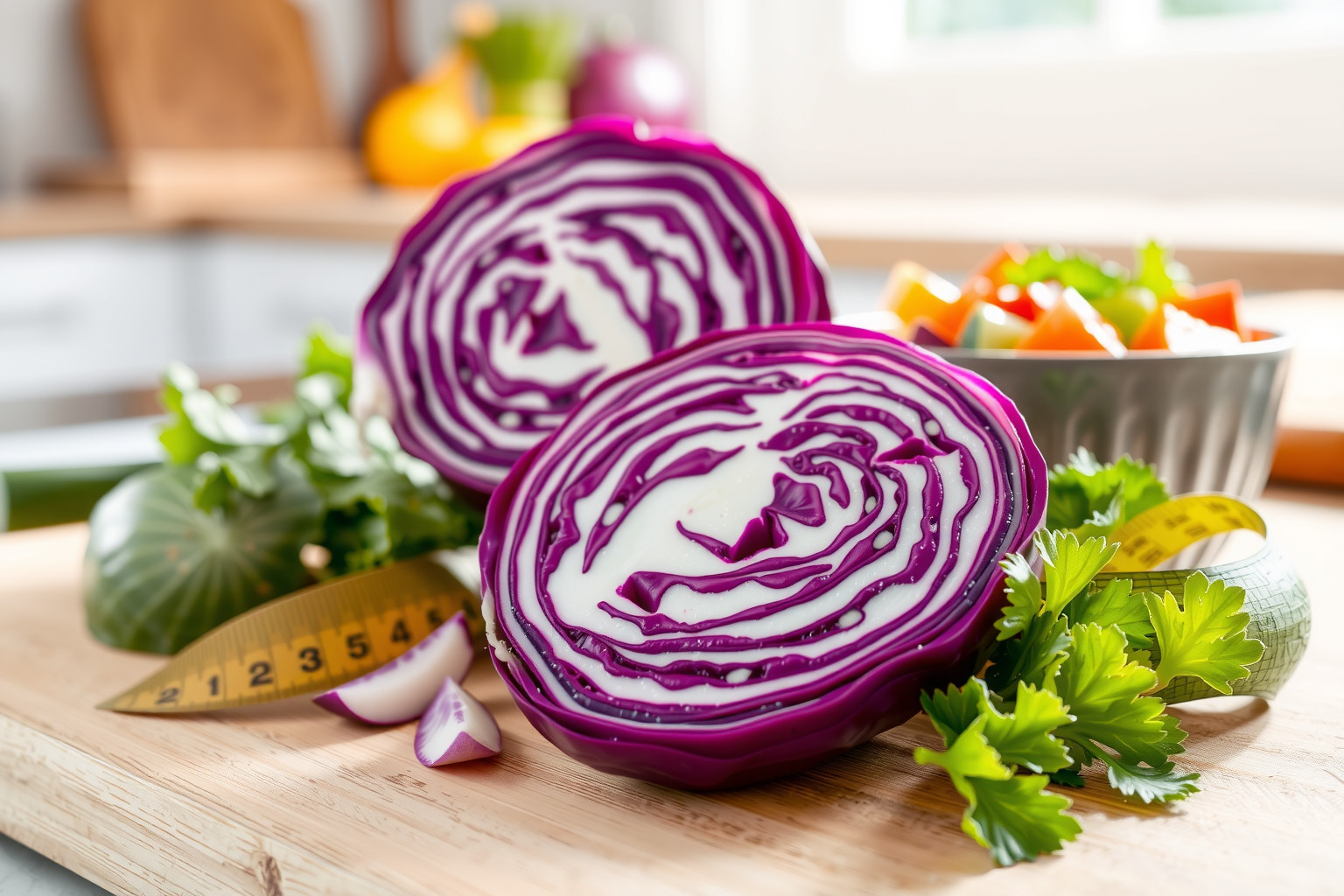 A vörös káposzta kalóriaszegény, rostban gazdag fogyókúrás zöldség.