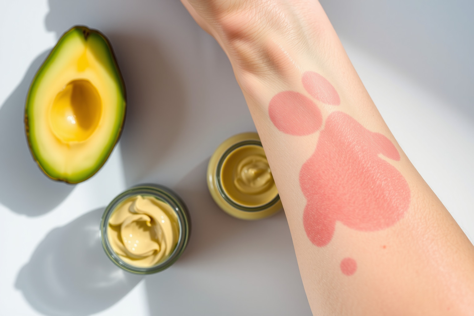 Az avokádó krémek ritkán, de bőrallergiát okozhatnak.