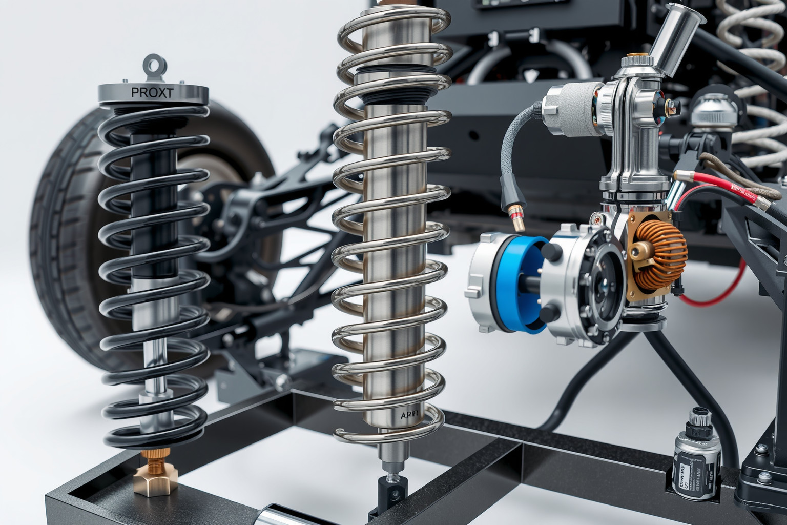 A légrugós futómű automatikusan alkalmazkodik az útviszonyokhoz.