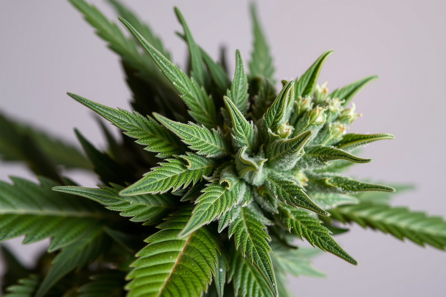 Az Amnesia Haze magas, ágaskodó, sűrű trichómákkal fedett növény.