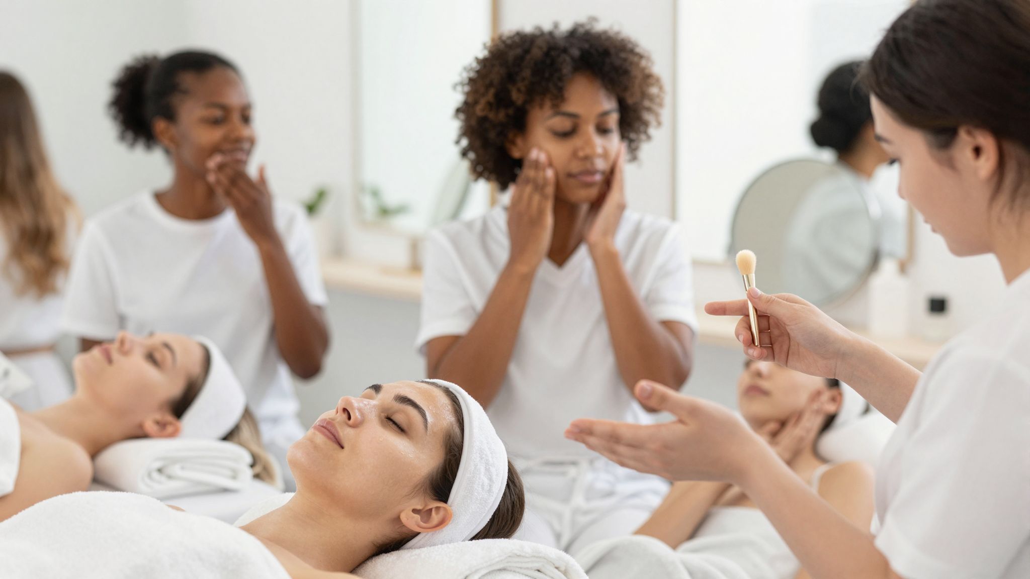 Az arctorna fokozza a vérkeringést és csökkenti a ráncokat.