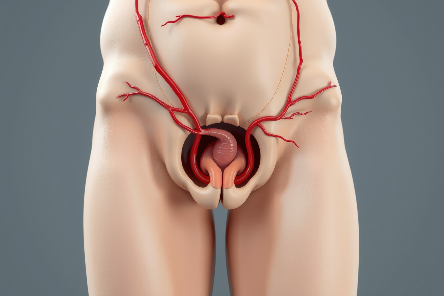 Az erekció az artériás véráramlás és simaizom relaxáció eredménye.