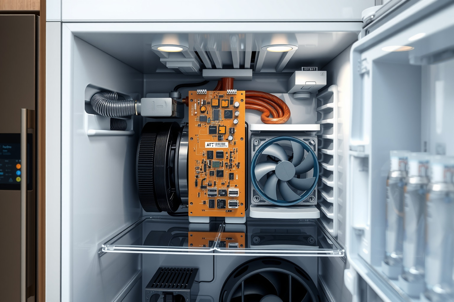 Az inverteres kompresszor folyamatos teljesítményszabályozást tesz lehetővé.