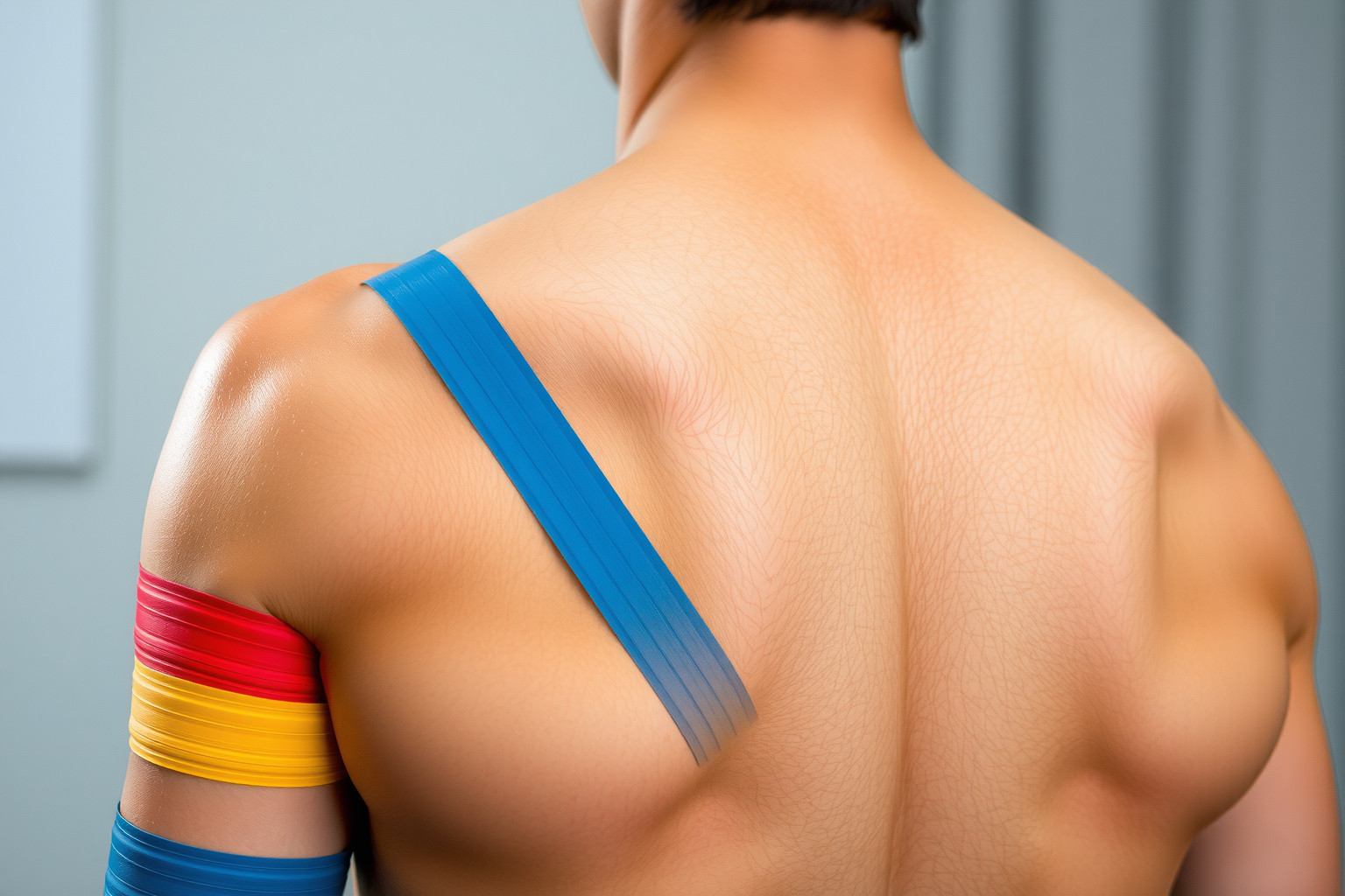 A kineziológiai szalag támogatja az izmokat és csökkenti sérüléseket.