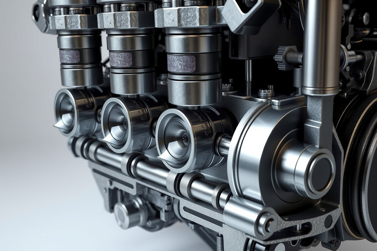 Az öthengeres motor kiegyensúlyozott, sima járást biztosít.