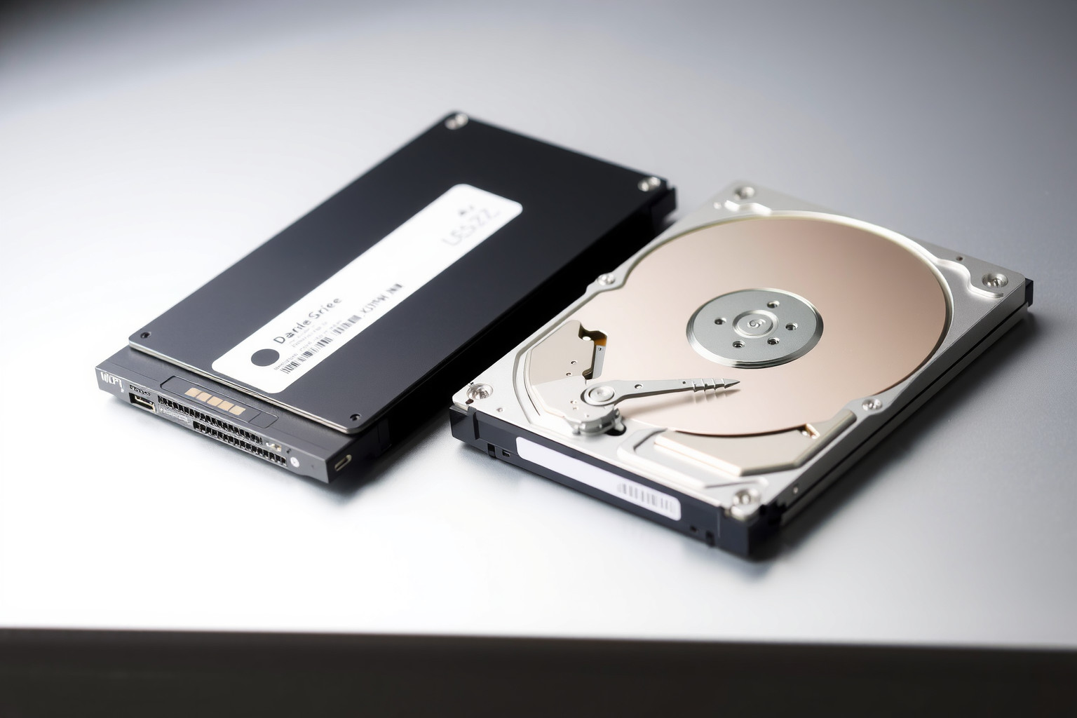 Az SSD gyorsabb, de ára még mindig magasabb, mint a HDD-é.