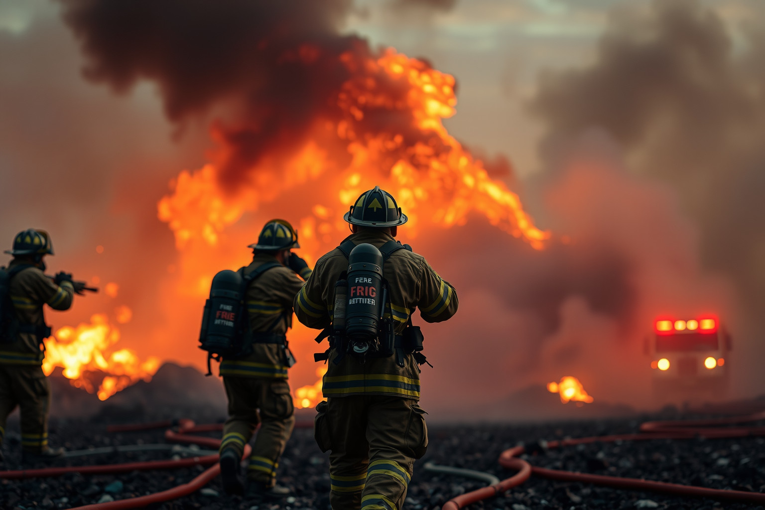 Az azonnali robbanásban 31 tűzoltó vesztette életét.