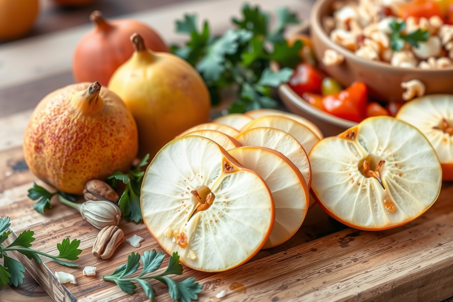 A birsalma gazdag rostban, támogatja az emésztést és immunrendszert.