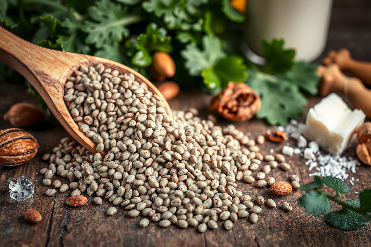 A chia mag gazdag kalcium-, foszfor- és magnéziumforrás csontoknak.