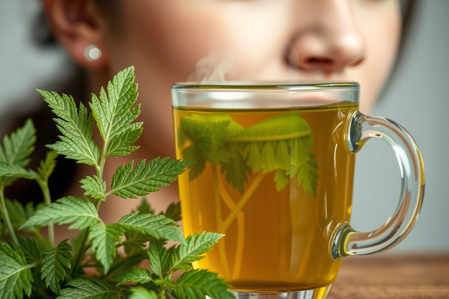 A csalántea antioxidánsai segítik a bőr méregtelenítését.