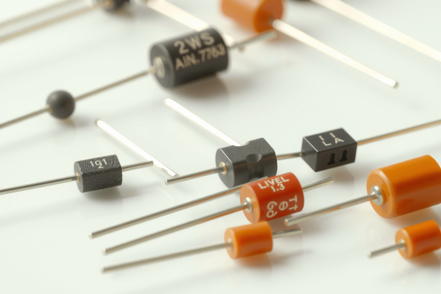 Az egyenirányító diódák váltakozó áramot egyenárammá alakítanak.