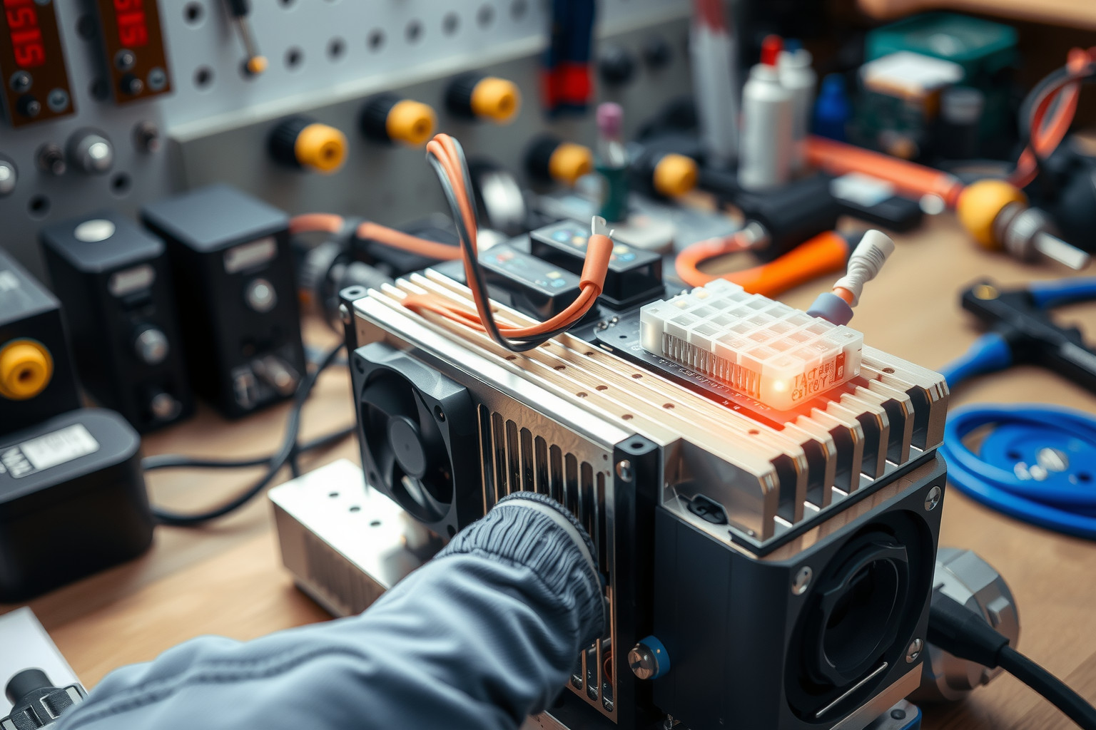 A Peltier-elem DIY projektekben energiatakarékos hűtés-fűtést biztosít.