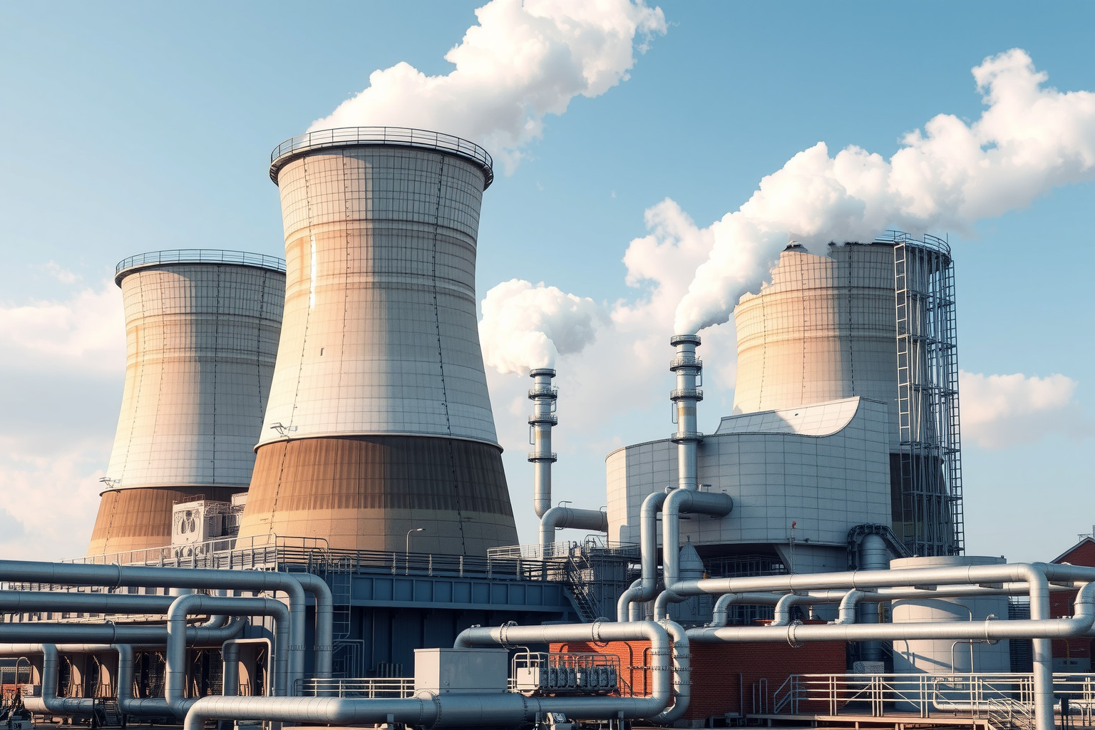 Csőköteges hőcserélők hatékony hőátadást biztosítanak erőművekben.