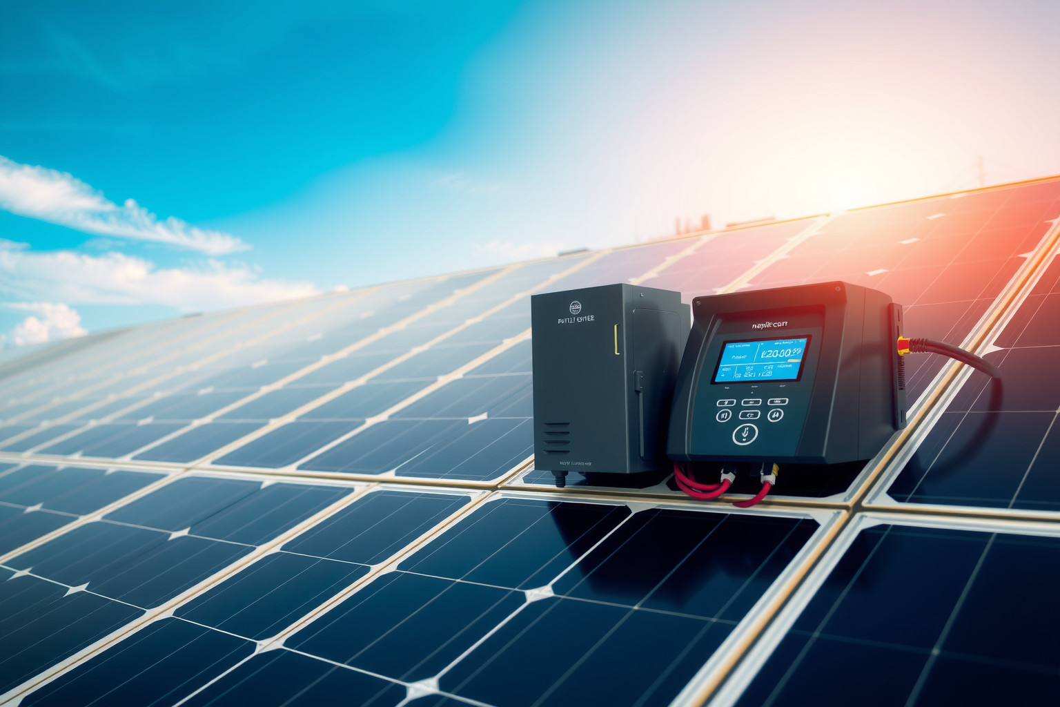 Az inverter teljesítménye feszültségoptimalizálással maximálisan kihasználható.