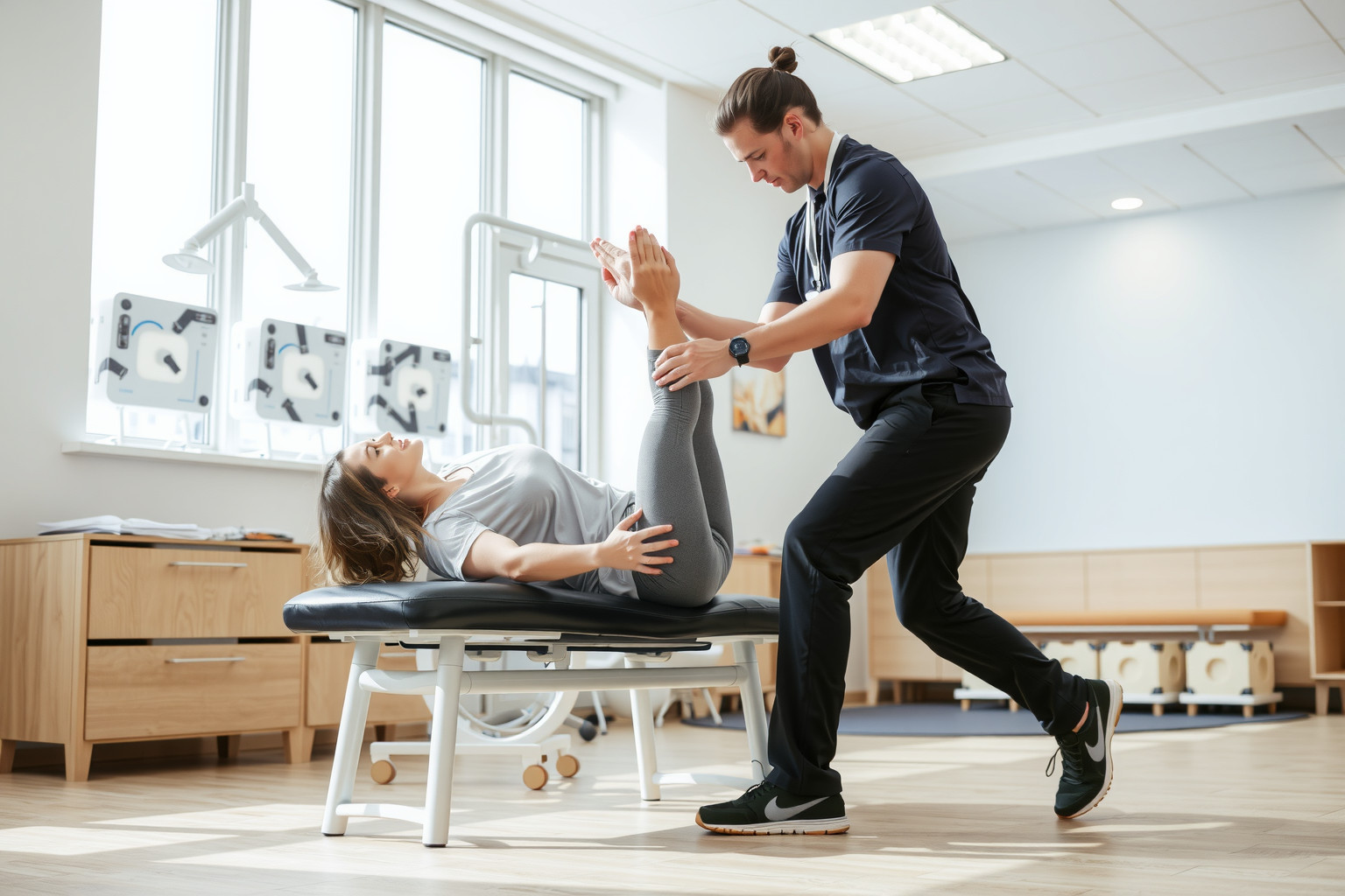 A fizioterápia segít helyreállítani az agyi oxigénhiányt követő mozgást.