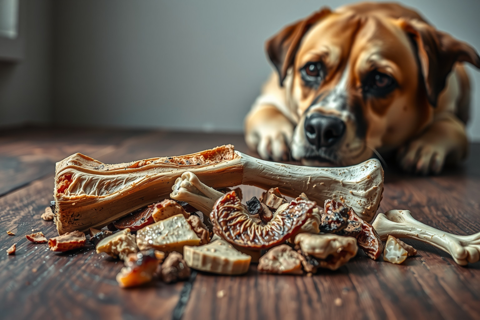 A főtt csontok szilánkjai súlyos bélsérülést okozhatnak kutyáknál.