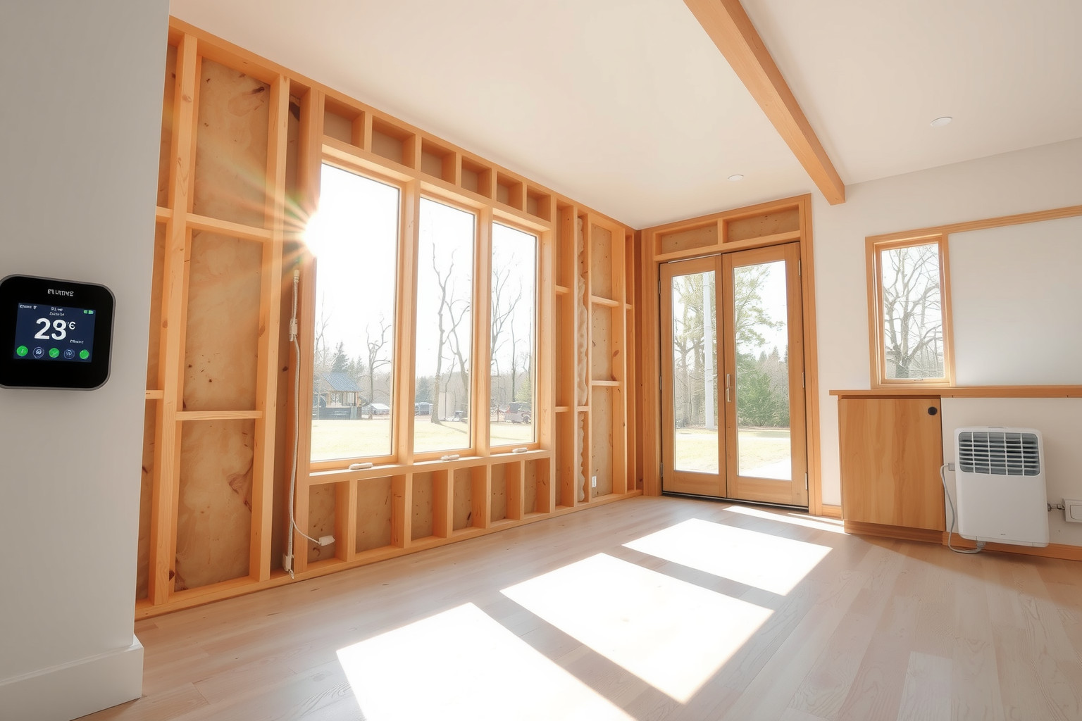 Könnyűszerkezetes házakban hatékony szigetelés csökkenti a fűtési költségeket.