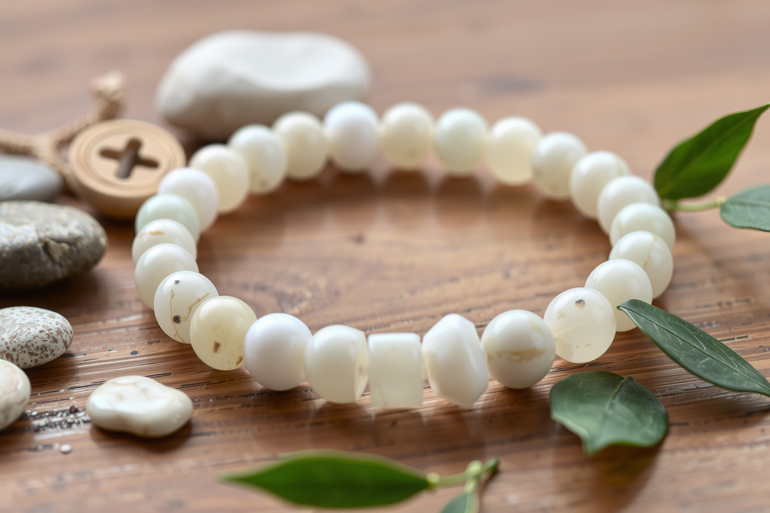 A magnezit karperec támogatja a stressz csökkentését és energianövelést.