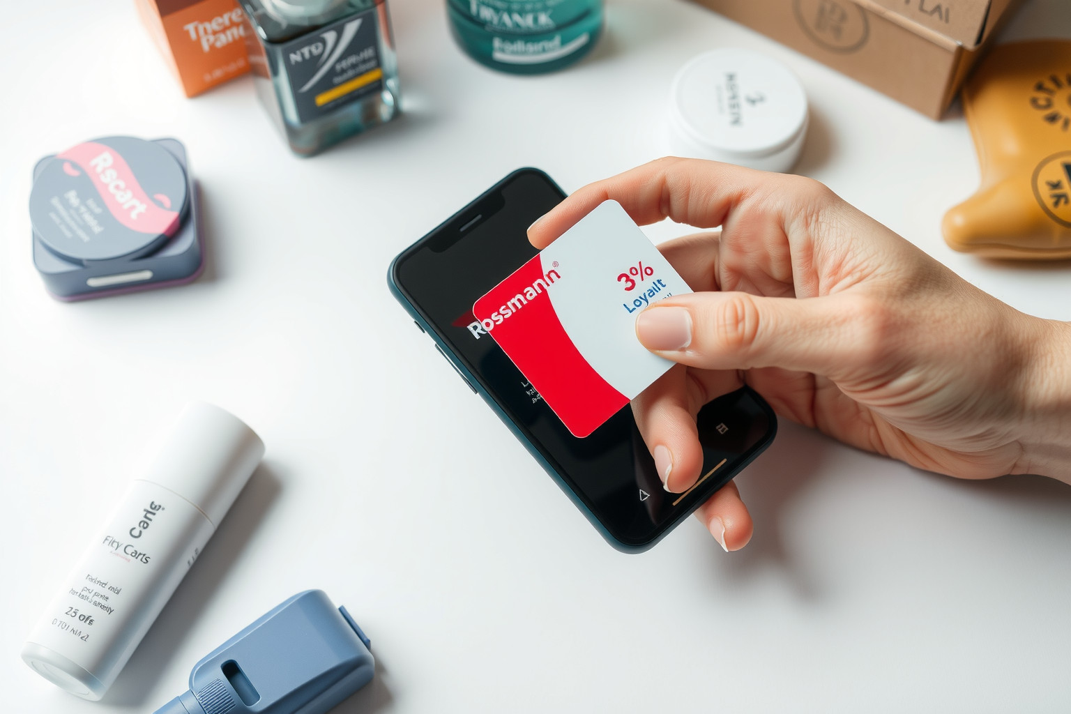 A Rossmann kártya kedvezményeket és pontgyűjtést biztosít vásárláskor.