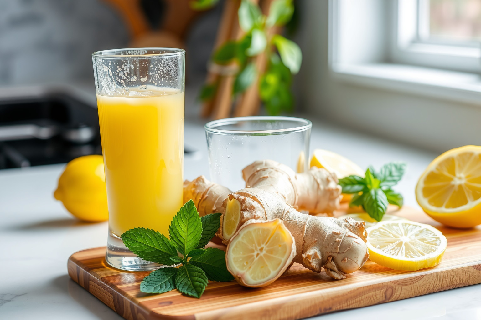 A gyömbérlé serkenti az emésztést és erősíti az immunrendszert.