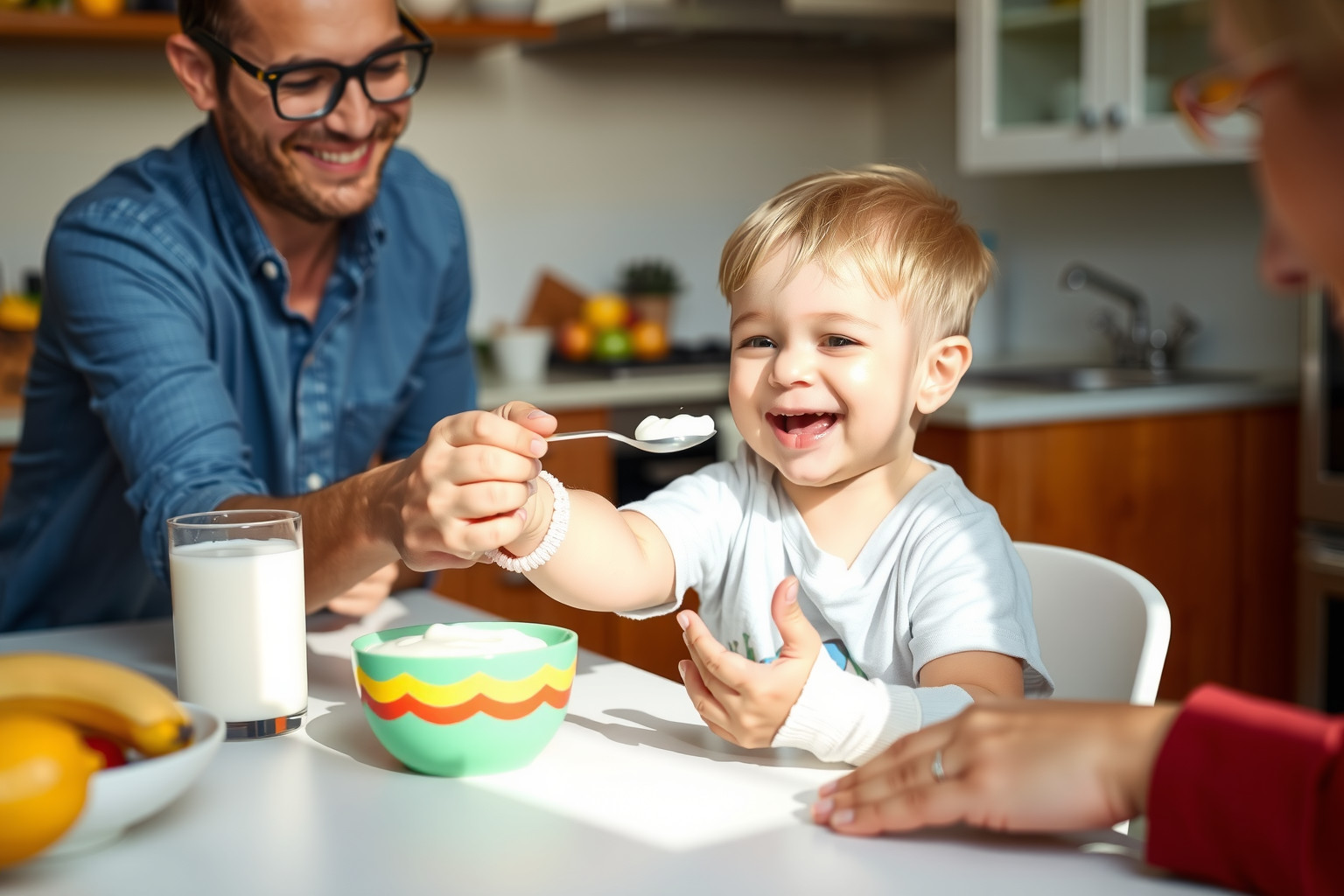 A joghurt 6 hónapos kortól adagolható kis mennyiségben.