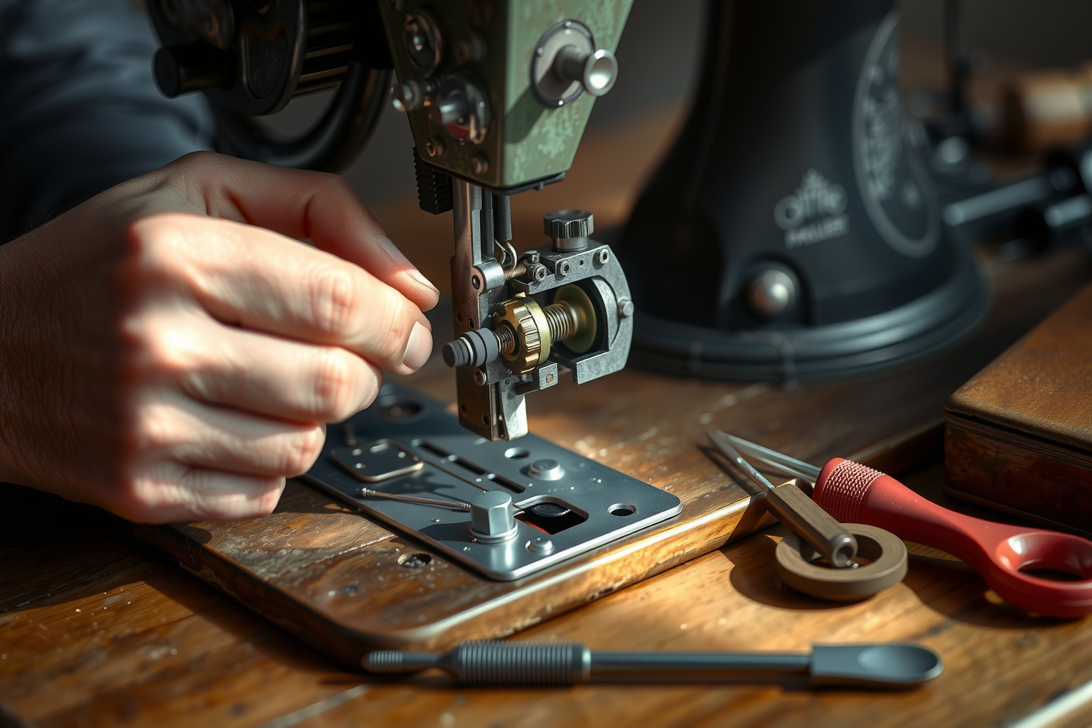 A kézi varrógép leggyakoribb hibája a tű elakadása.