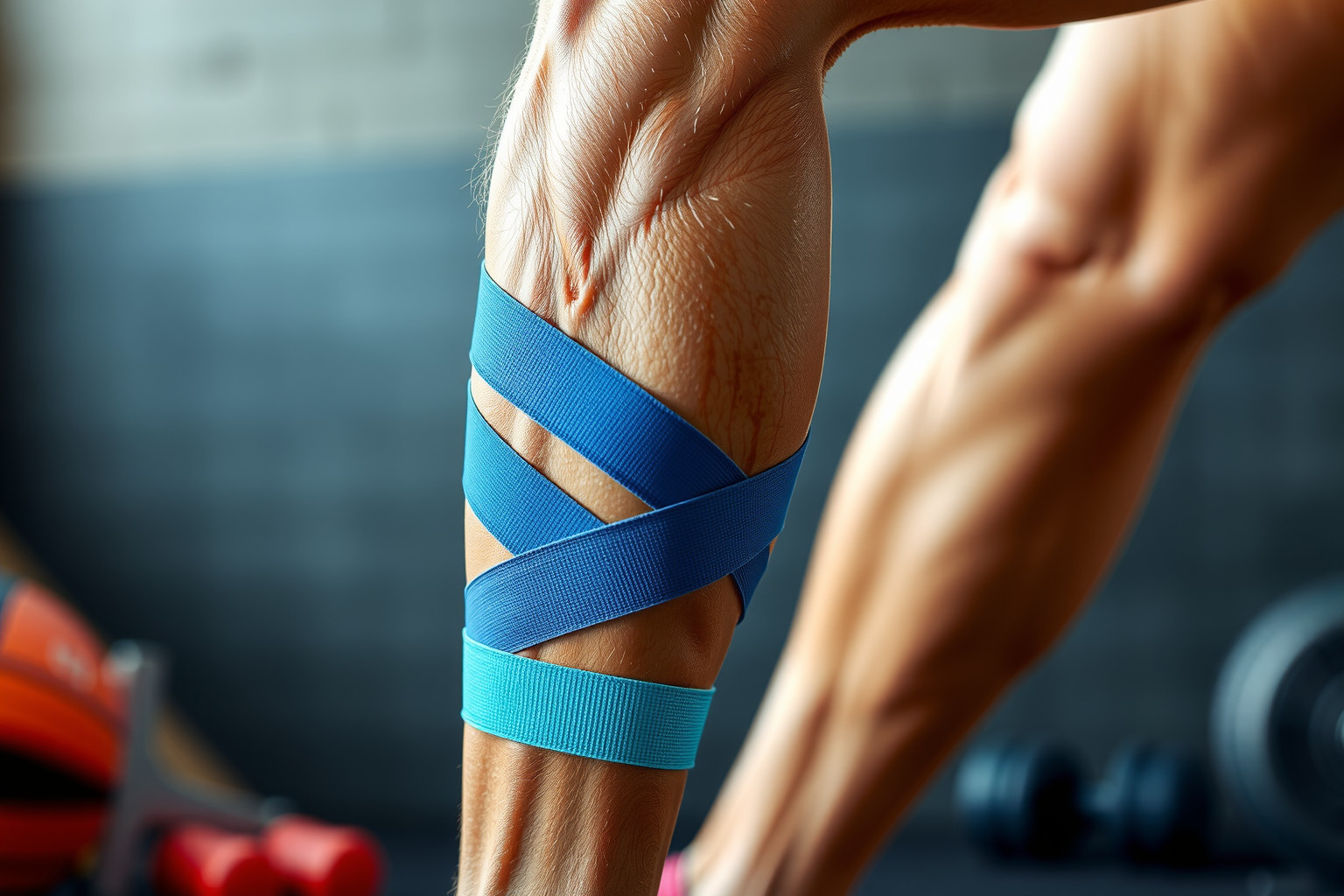 A kineziológiai szalag javítja az izomfunkciót és gyorsítja a regenerációt.