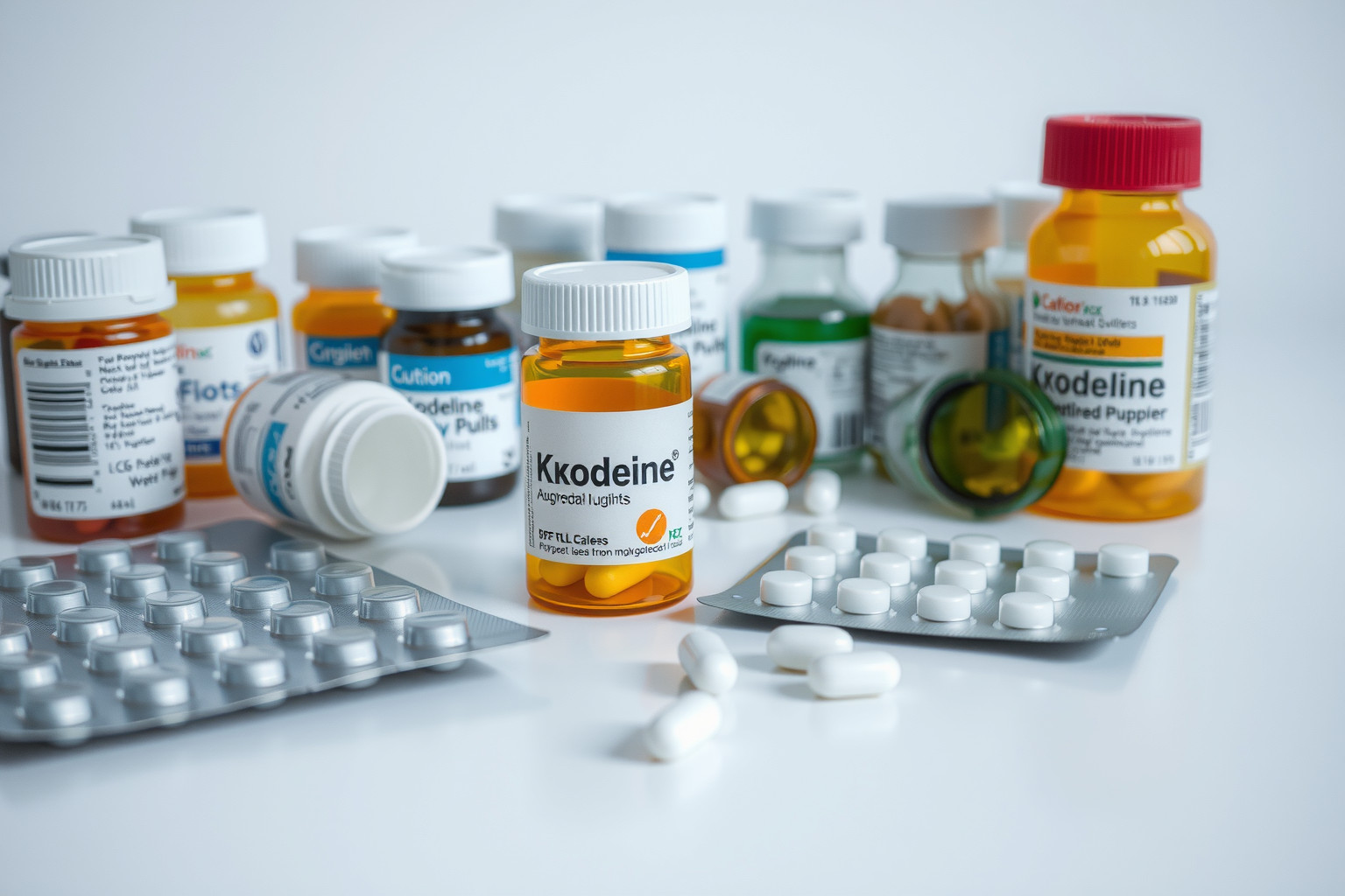 A kodein hatását erősítheti bizonyos antidepresszánsok egyidejű szedése.