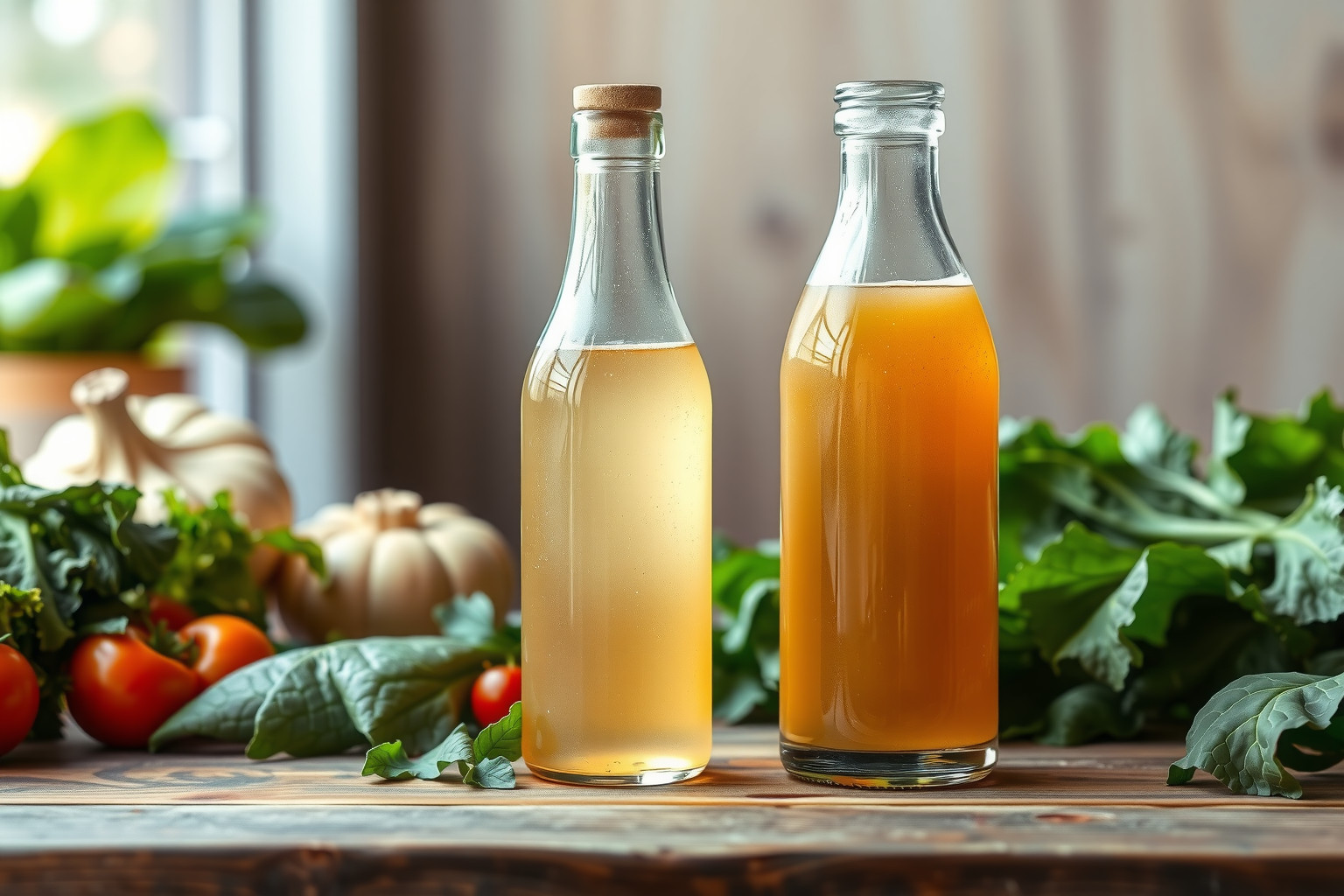 A kombucha erjesztett ital, támogatja a vegán bélflórát.