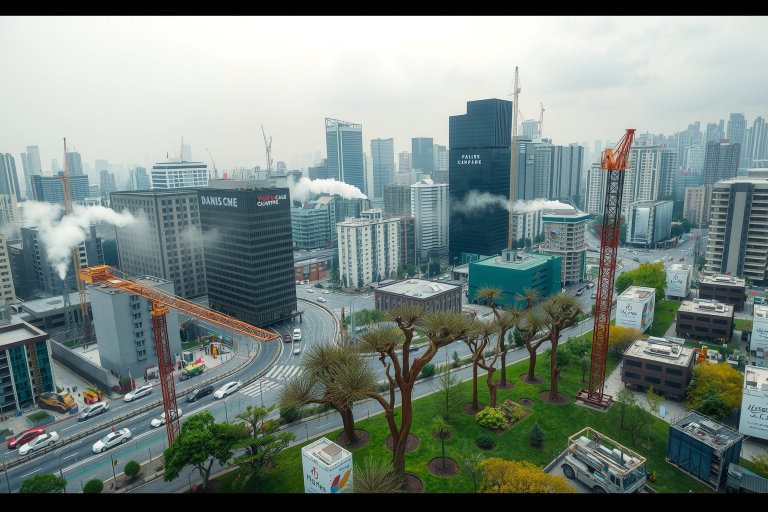 A városi zöldterületek csökkenése fokozza a levegőszennyezést.