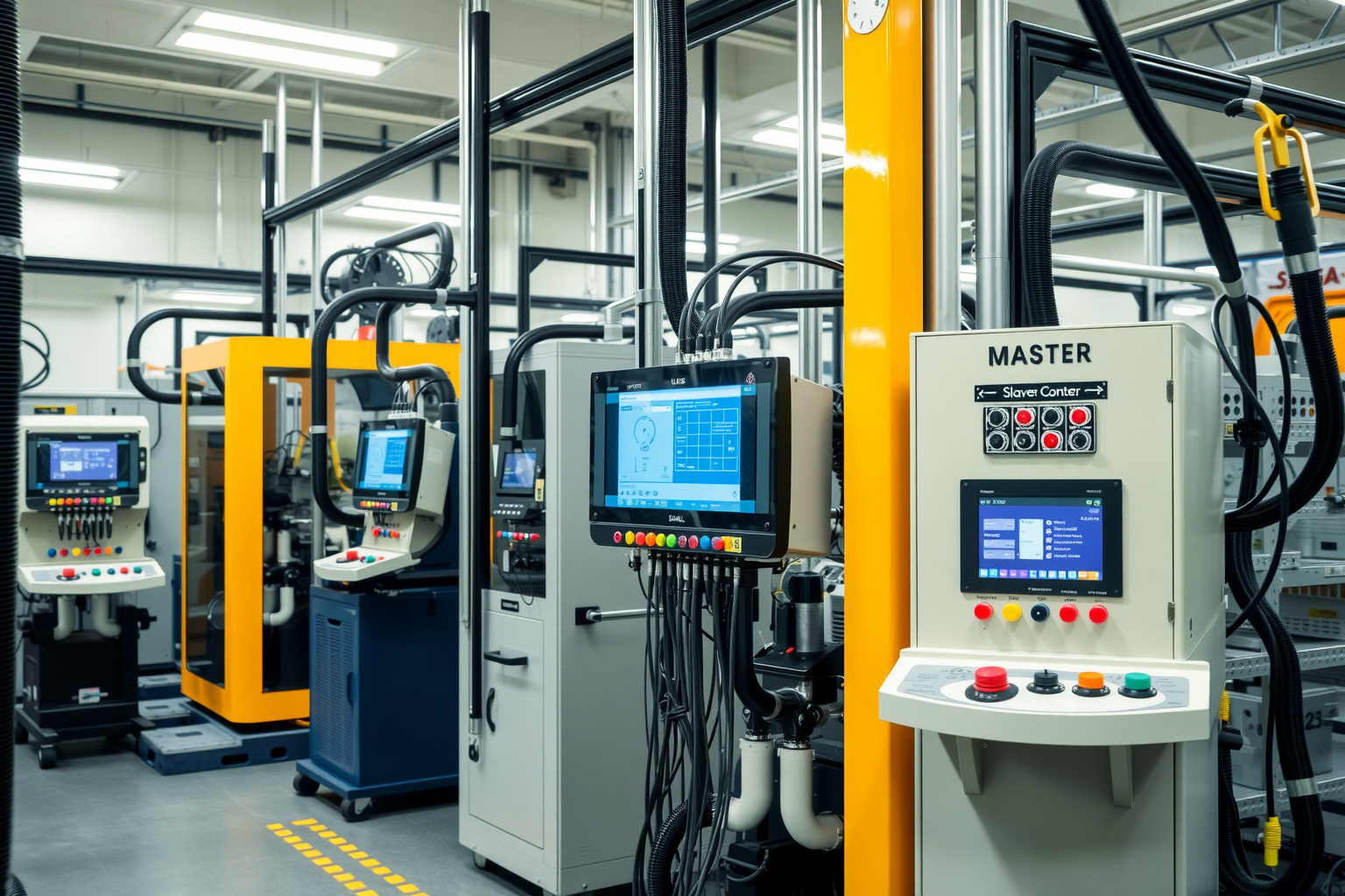 A master-slave elosztók növelik az ipari automatizálás hatékonyságát.