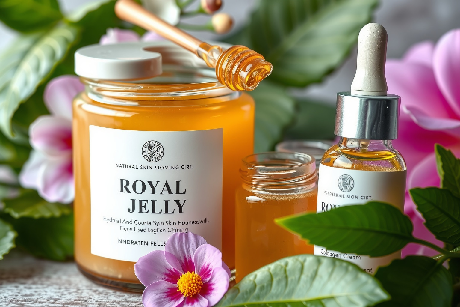 A méhpempő fokozza a bőr kollagéntermelését és hidratáltságát.