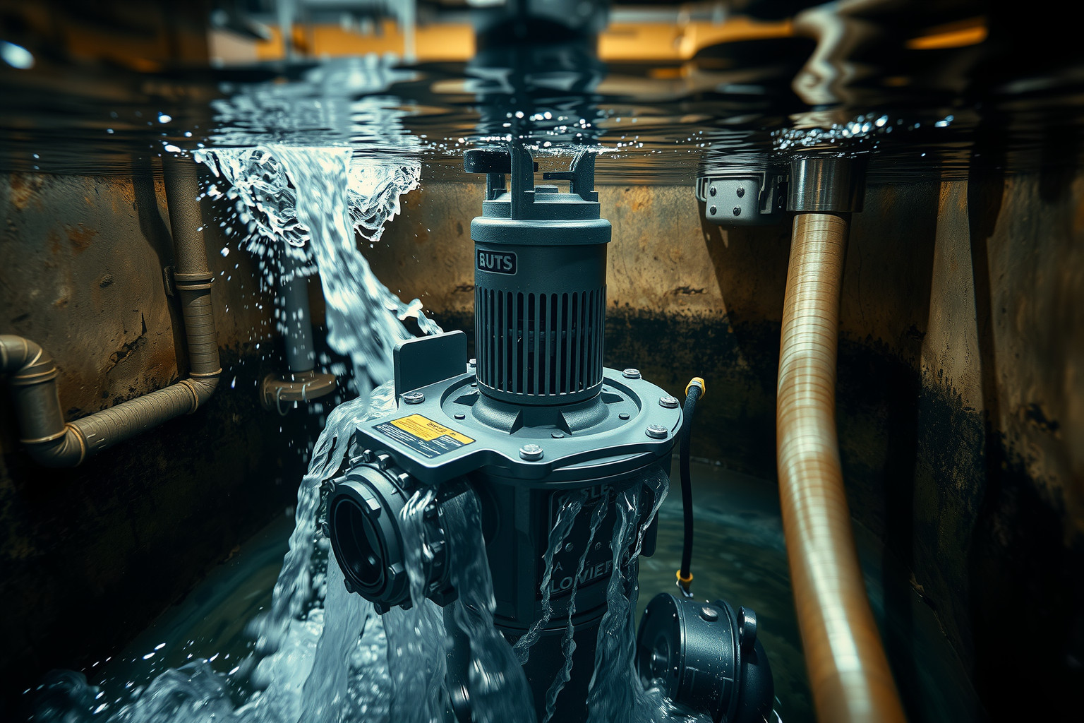 A merülő átemelő szivattyúk ideálisan alkalmasak szennyvízkezeléshez.