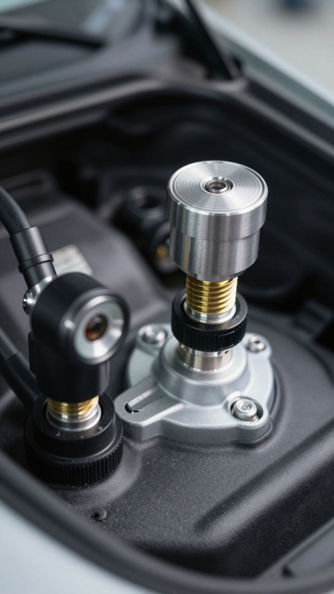 Modern kapacitív és induktív szenzorok pontos üzemanyagszint-mérést biztosítanak.