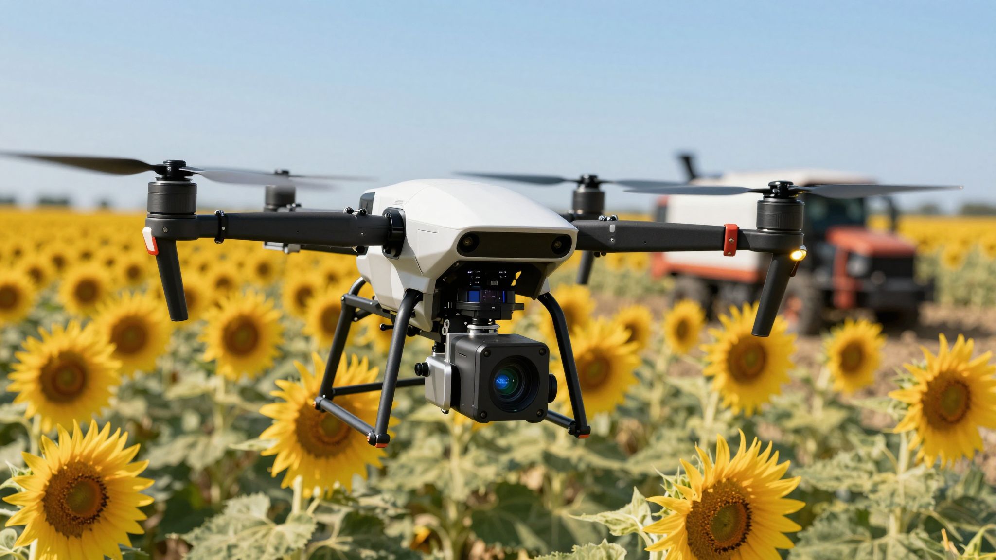 A nagyfelbontású szenzorok precíz növényfelismerést tesznek lehetővé drónokon.