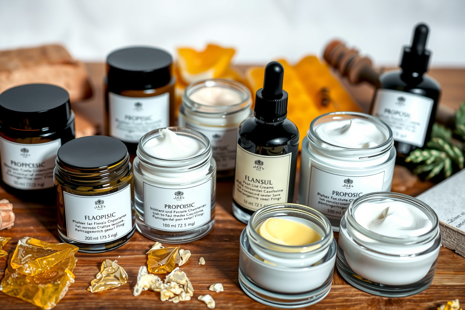 A propolisz krémek természetes antibakteriális hatással támogatják a bőrt.