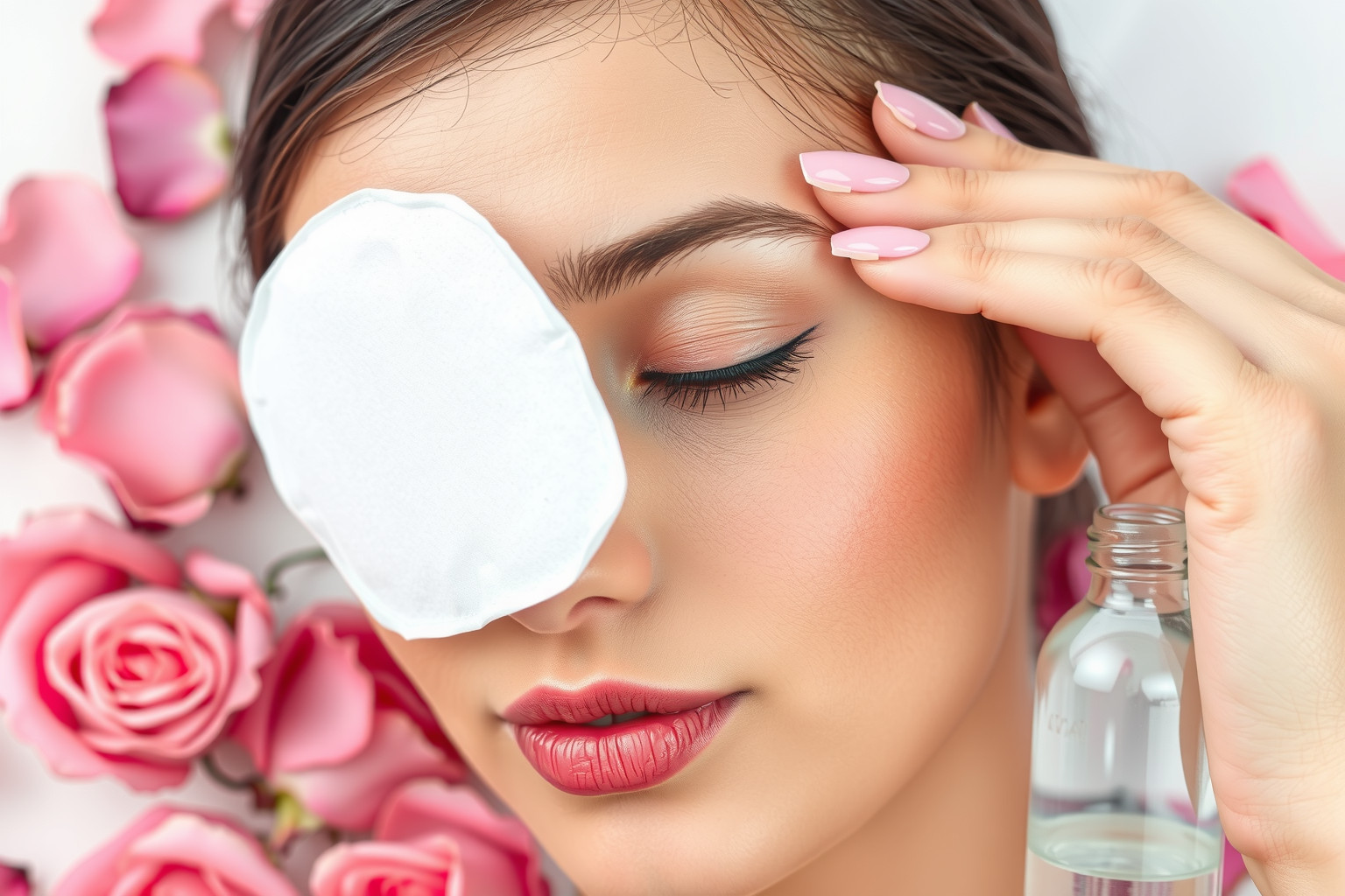 A rózsavíz csökkenti a szem alatti puffadtságot és karikákat.