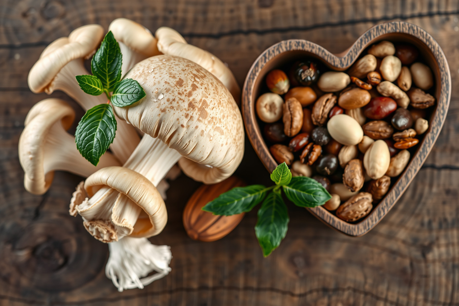 A shiitake gomba természetes koleszterinszint-csökkentő, támogathatja a szív egészségét.