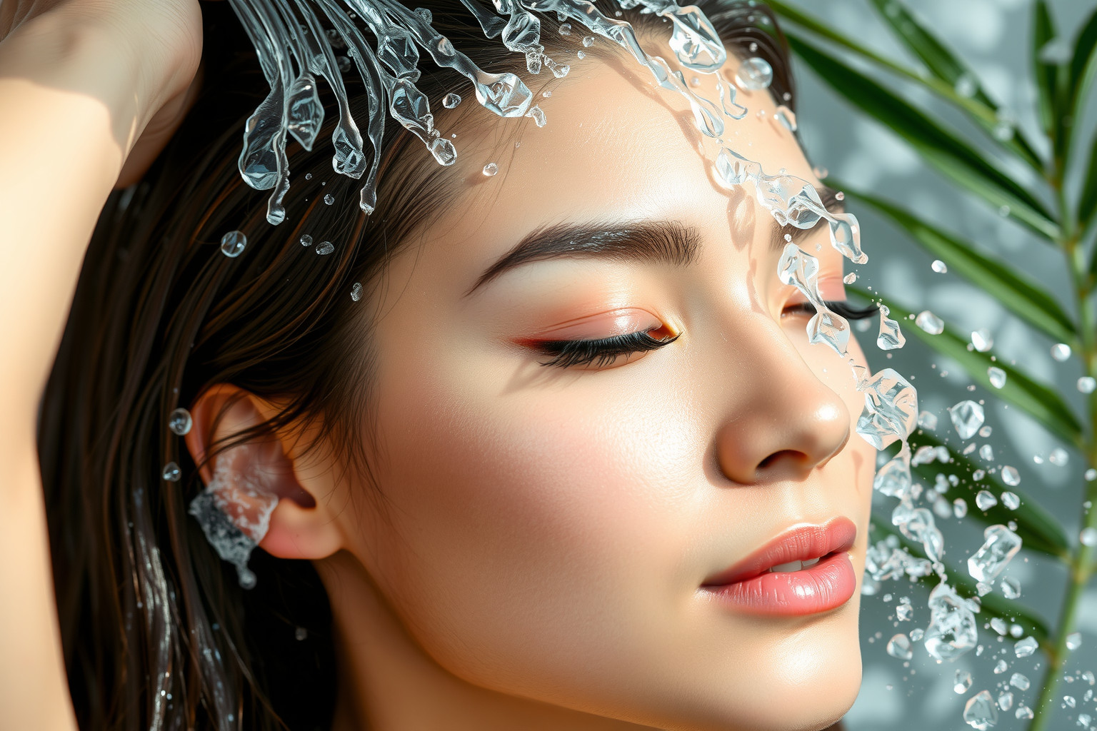 A sós vizes öblítés természetesen fokozza a haj volumenét.