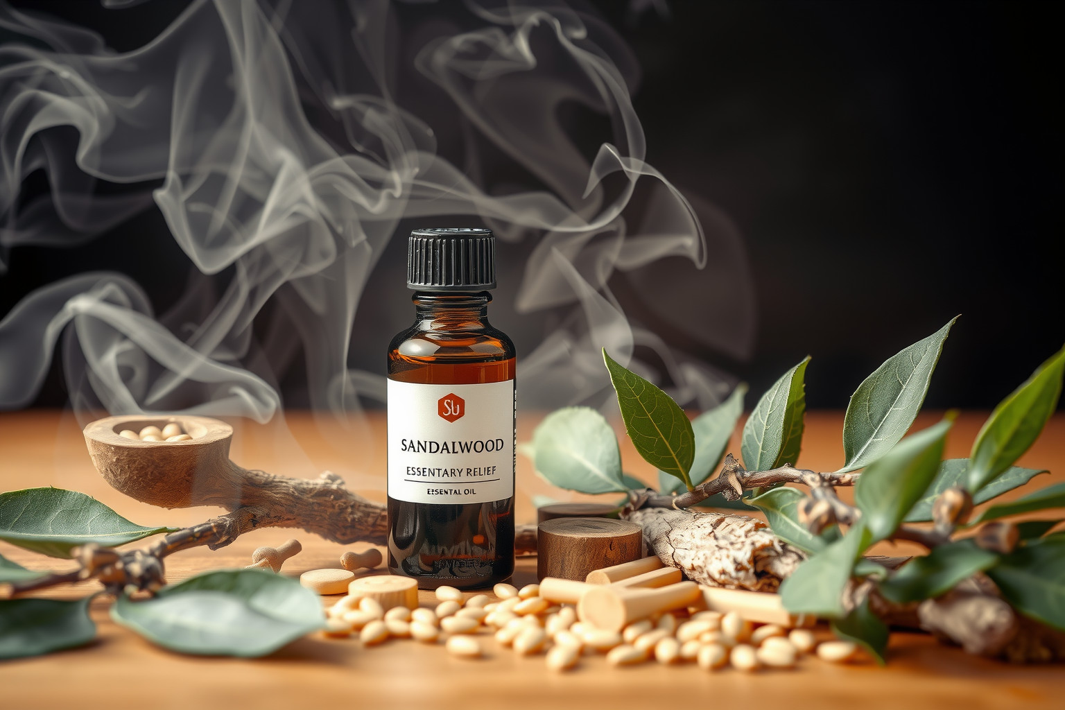 A szantálfa illóolaj hatékonyan tisztítja a légutakat.