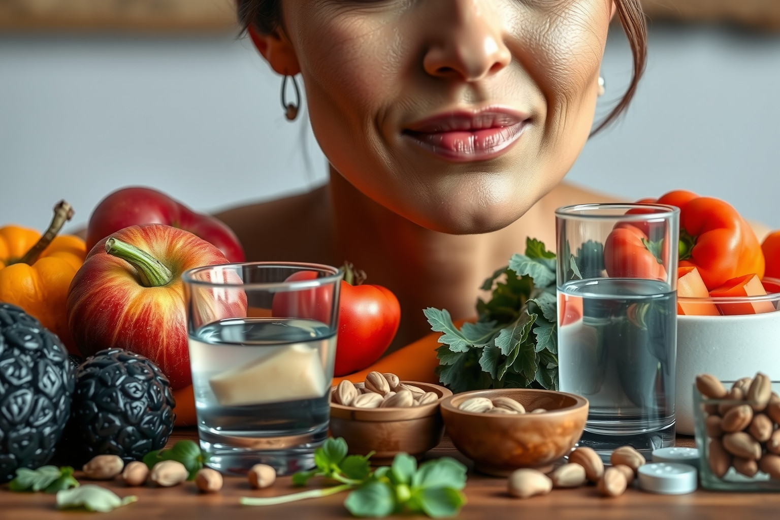 Az antioxidánsokban gazdag étrend védi és megújítja a bőrt.