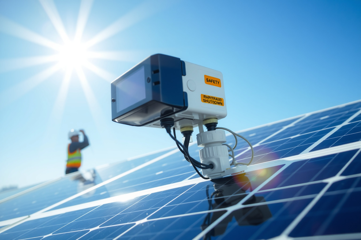 A Tigo optimalizálók gyors tűzvédelmi lekapcsolást biztosítanak napelemeknél.