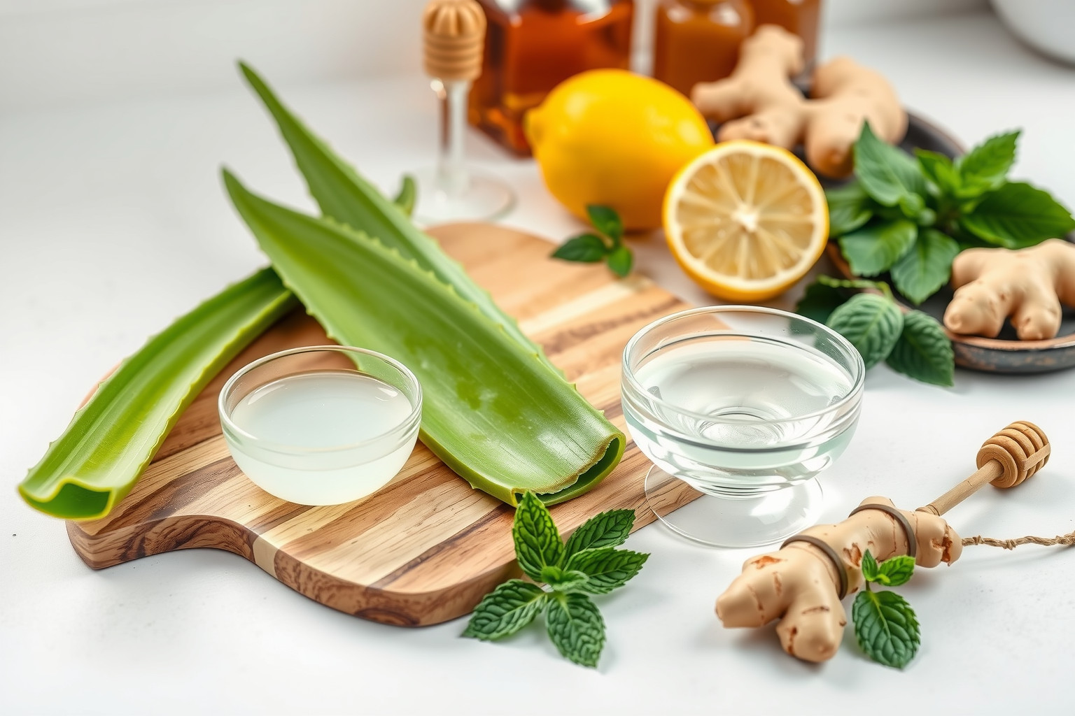 Az Aloe vera ízét mézzel és citromlével könnyen javíthatod.