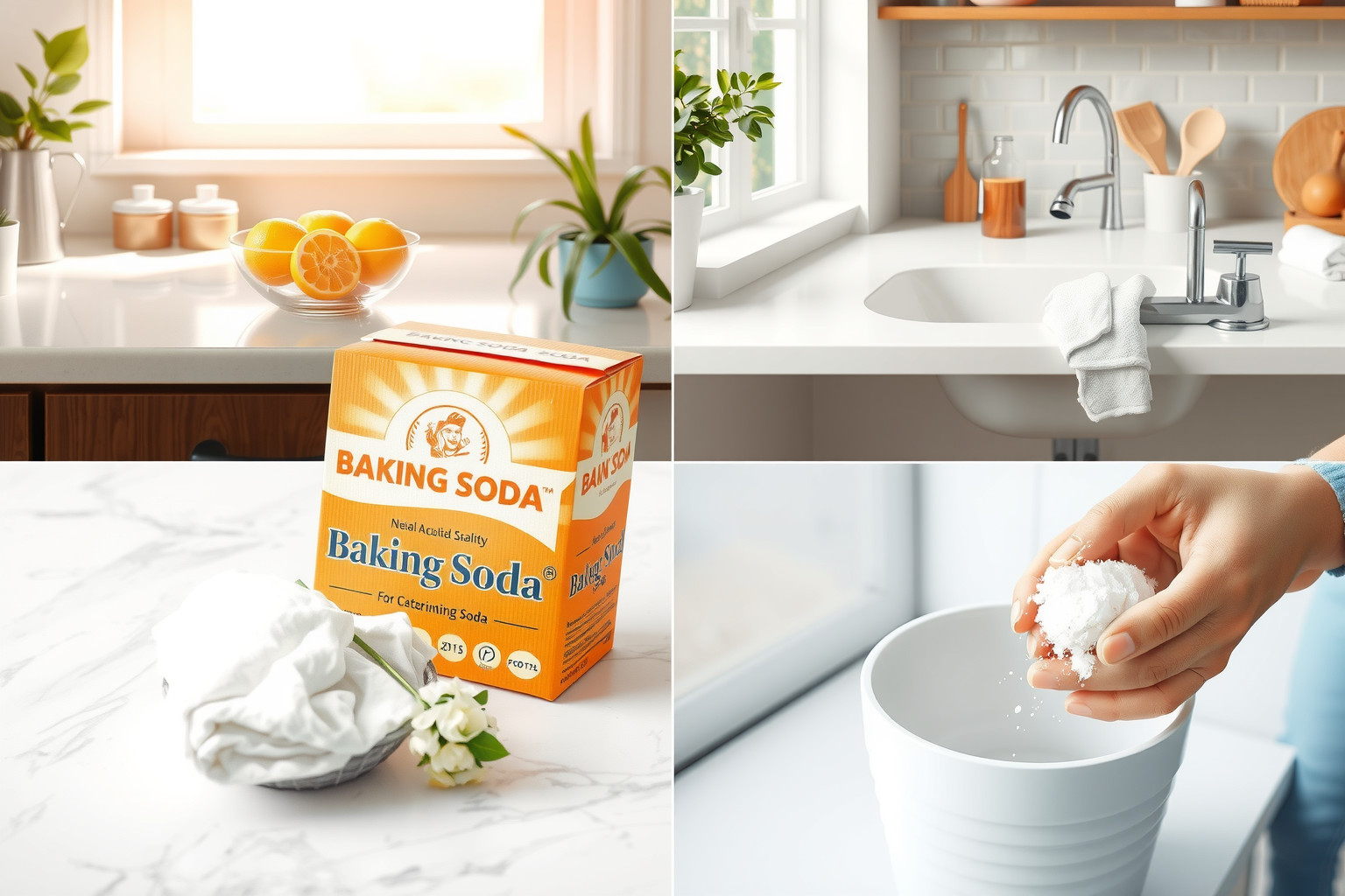 A szódabikarbóna kiváló szagtalanító és tisztító szer is.