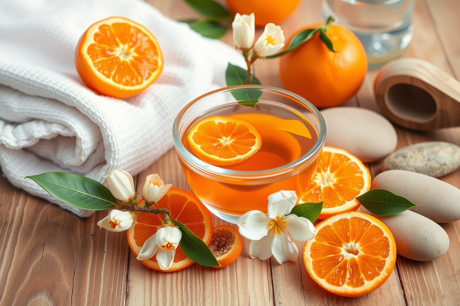 A vadnarancs olajos fürdőbomba relaxáló és bőrápoló hatású.