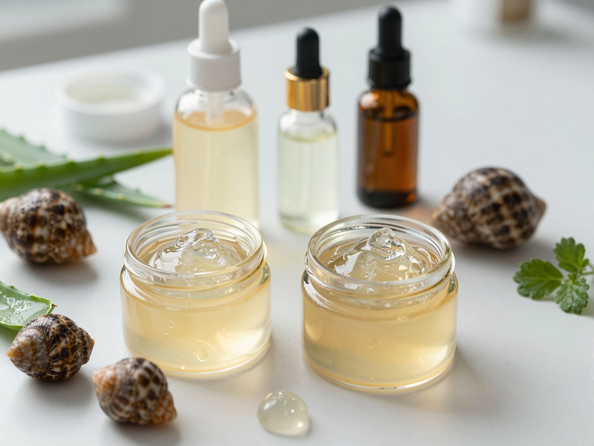 A csigagél regeneráló hatóanyagai serkentik a bőr megújulását.