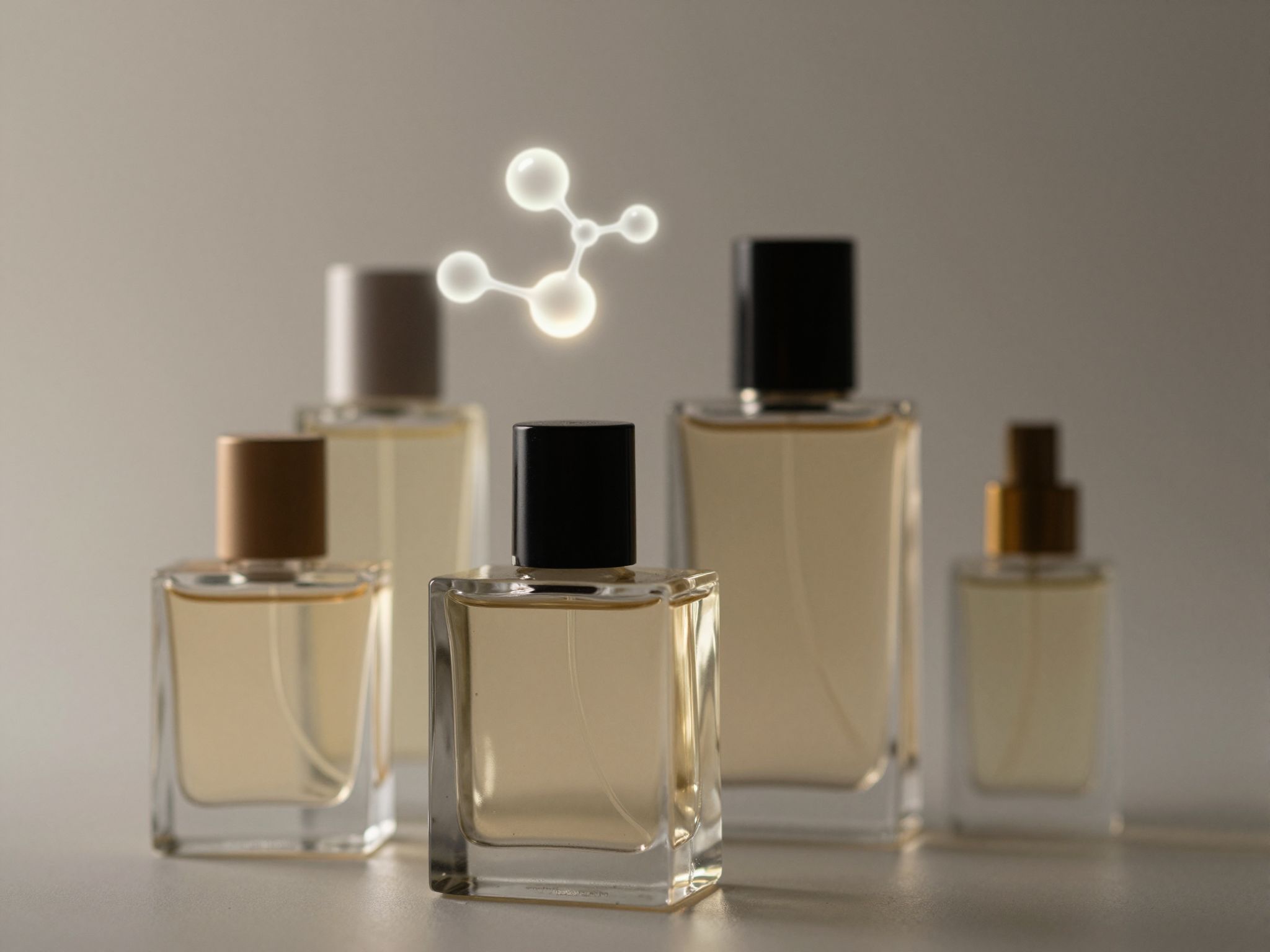 A feromon parfümök valódi és szintetikus összetevőket egyaránt tartalmaznak.