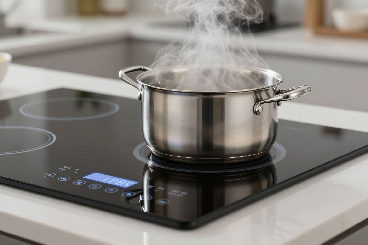 Az indukciós főzés akár 50%-kal gyorsabb és pontosabb.