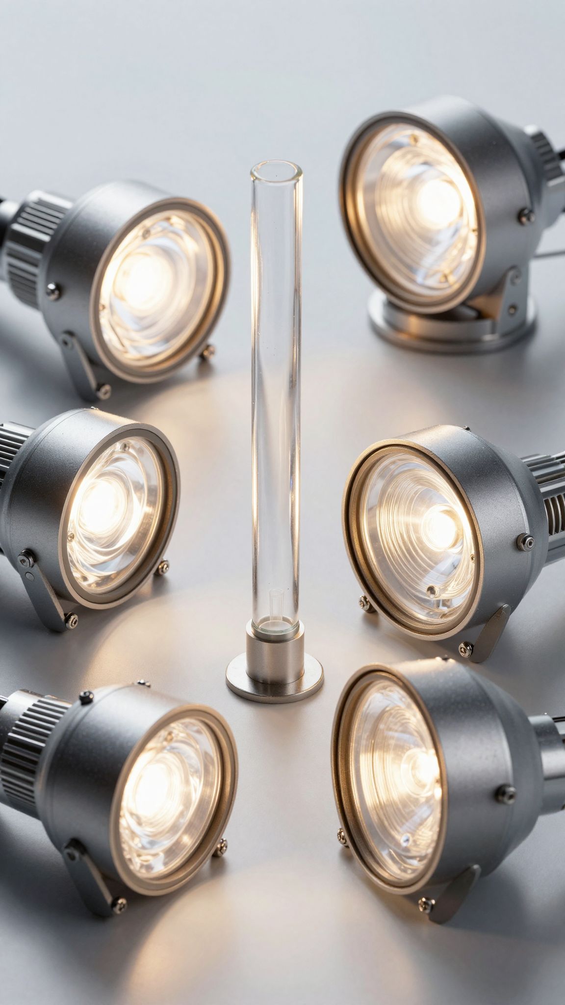 A germicid lámpák fő típusai: alacsony és közepes nyomású UV-C.